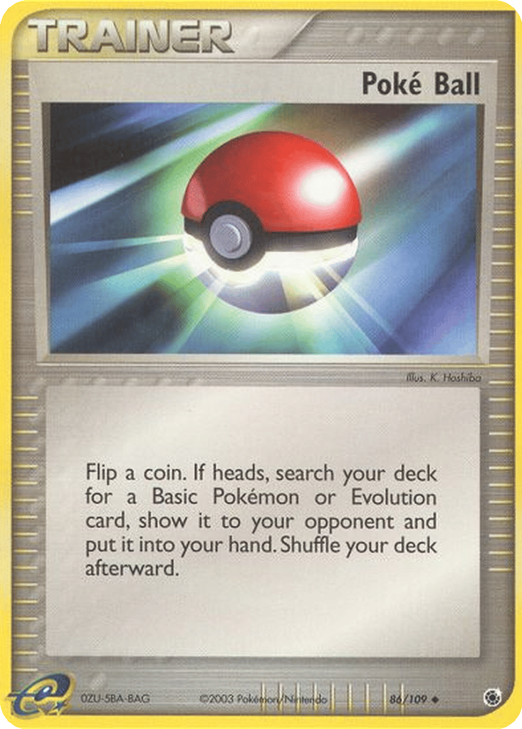Poké Ball card