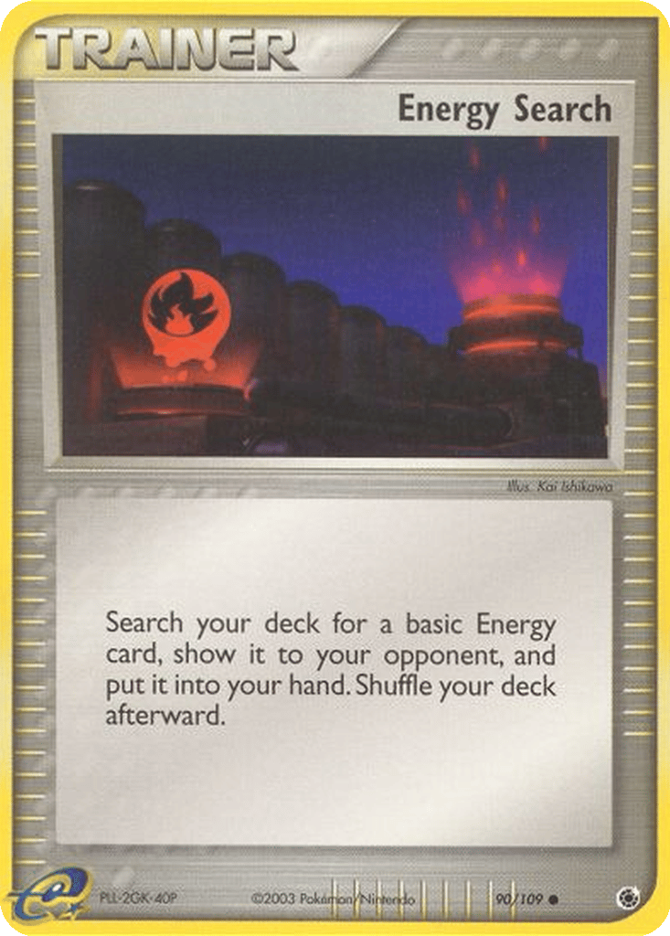 Energy Search card