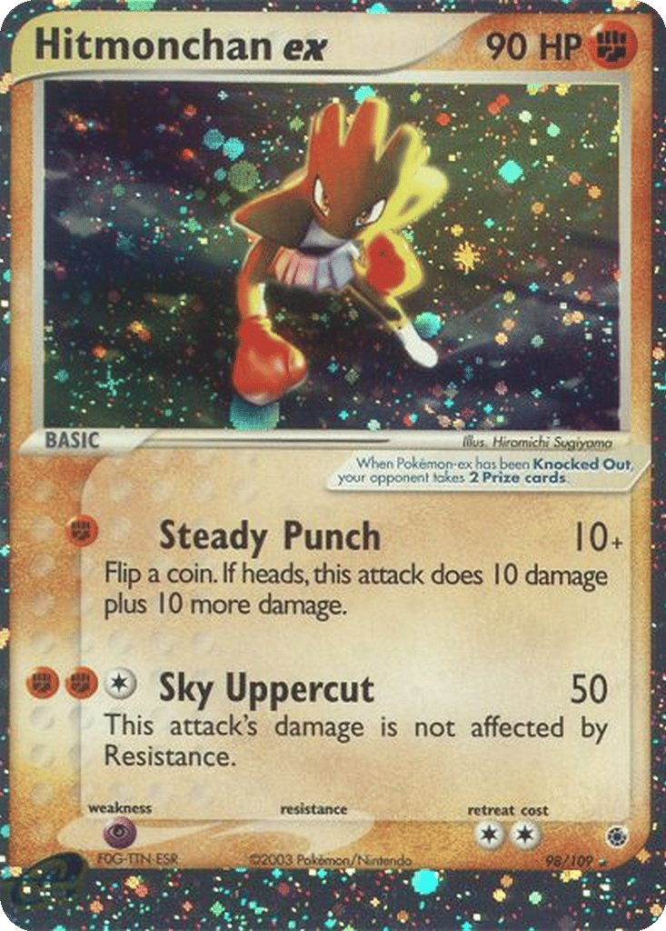 Hitmonchan ex card