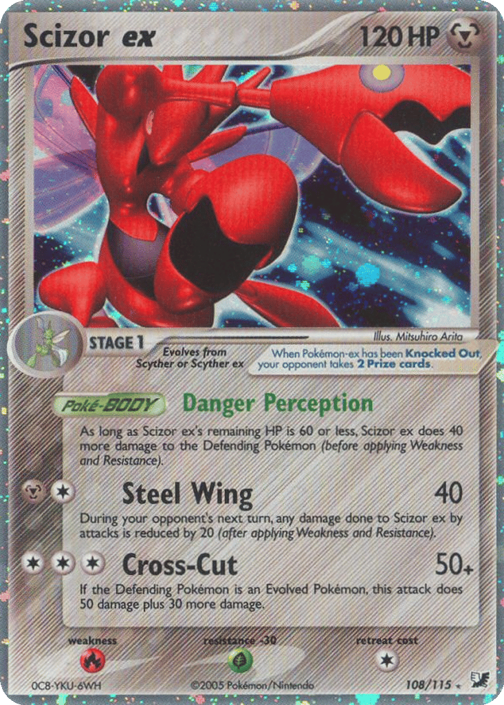 Scizor ex card