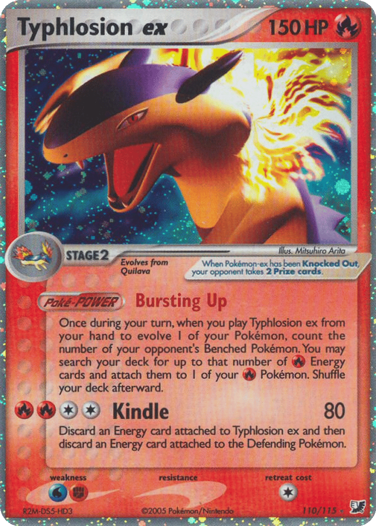 Typhlosion ex card