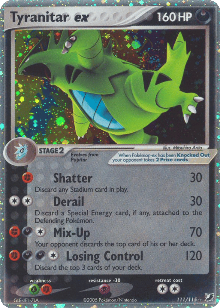 Tyranitar ex card
