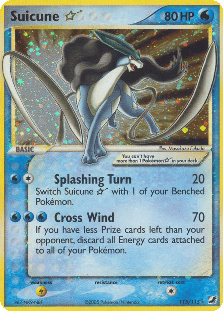 Suicune ☆ card