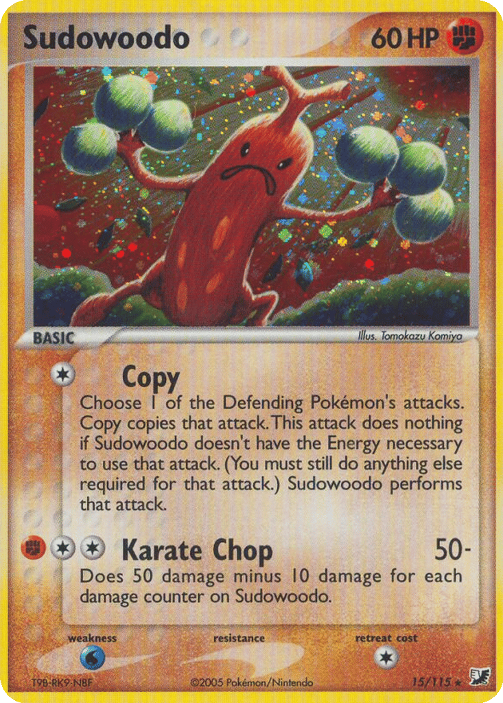 Sudowoodo card