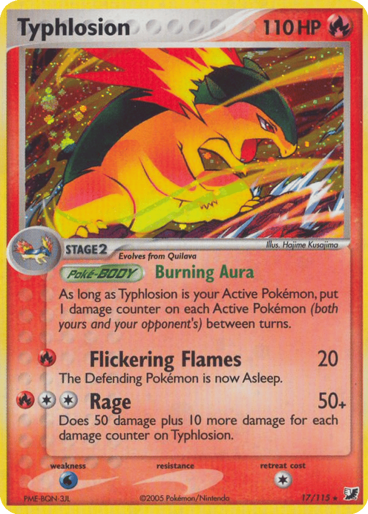 Typhlosion card