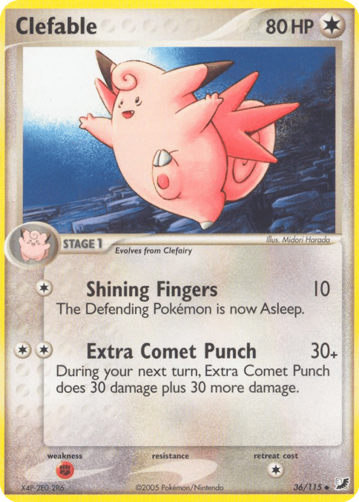 Clefable card