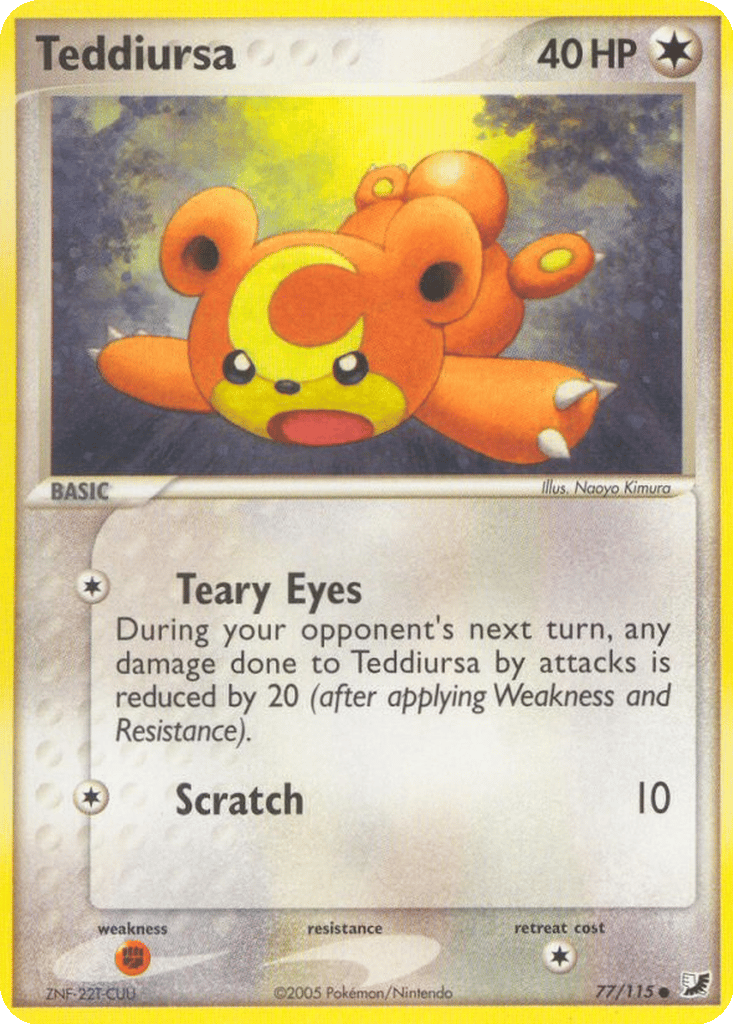 Teddiursa card