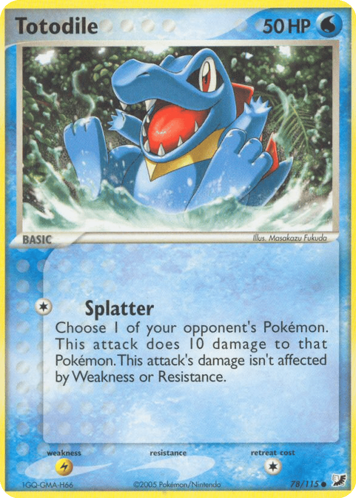 Totodile card