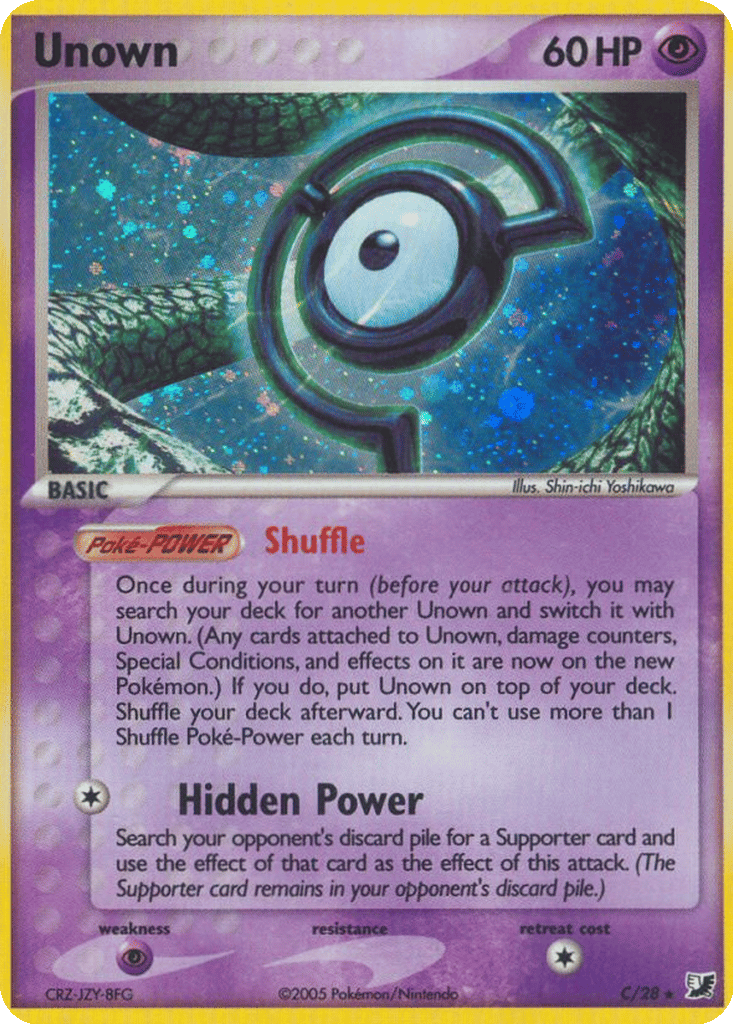 Unown card