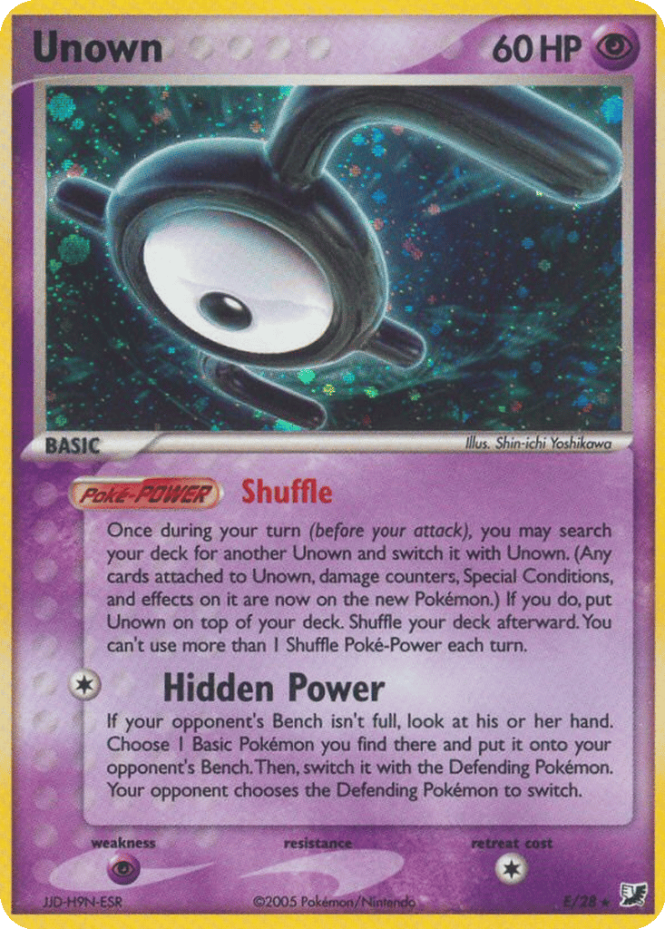Unown card