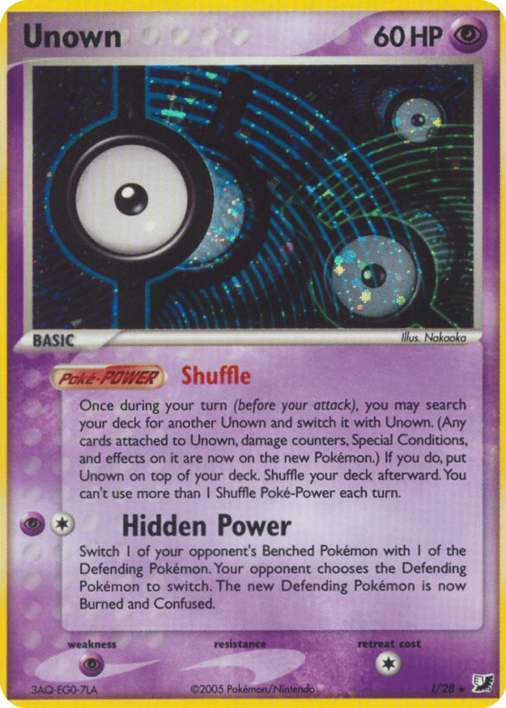 Unown card