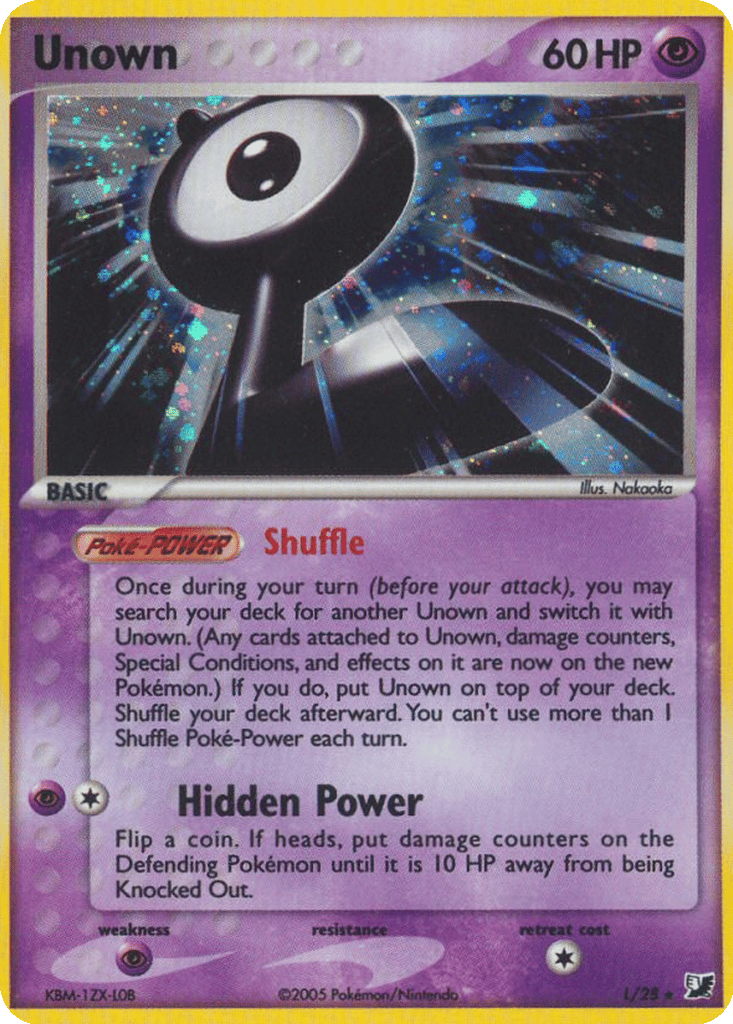 Unown card