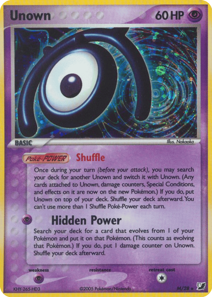 Unown card
