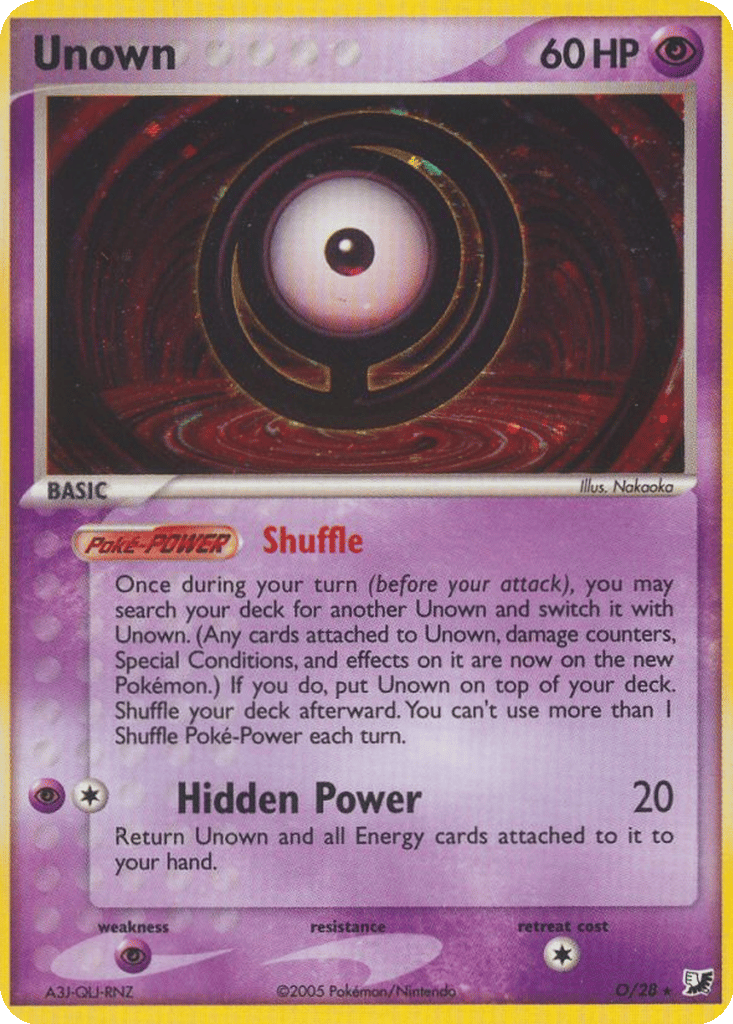 Unown card