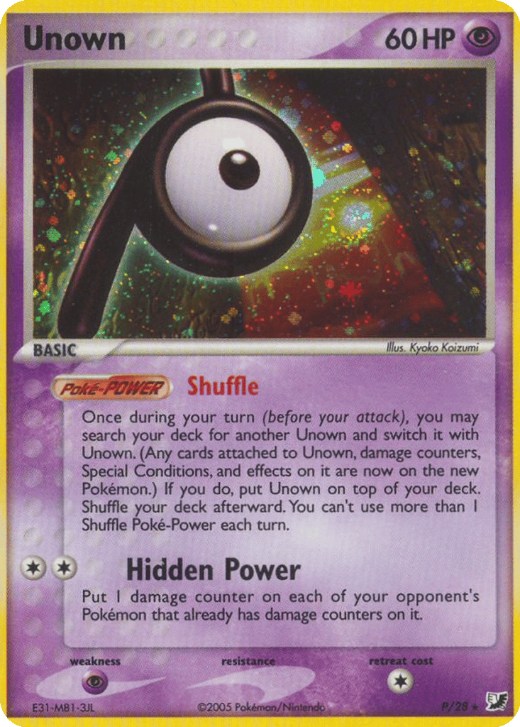 Unown card