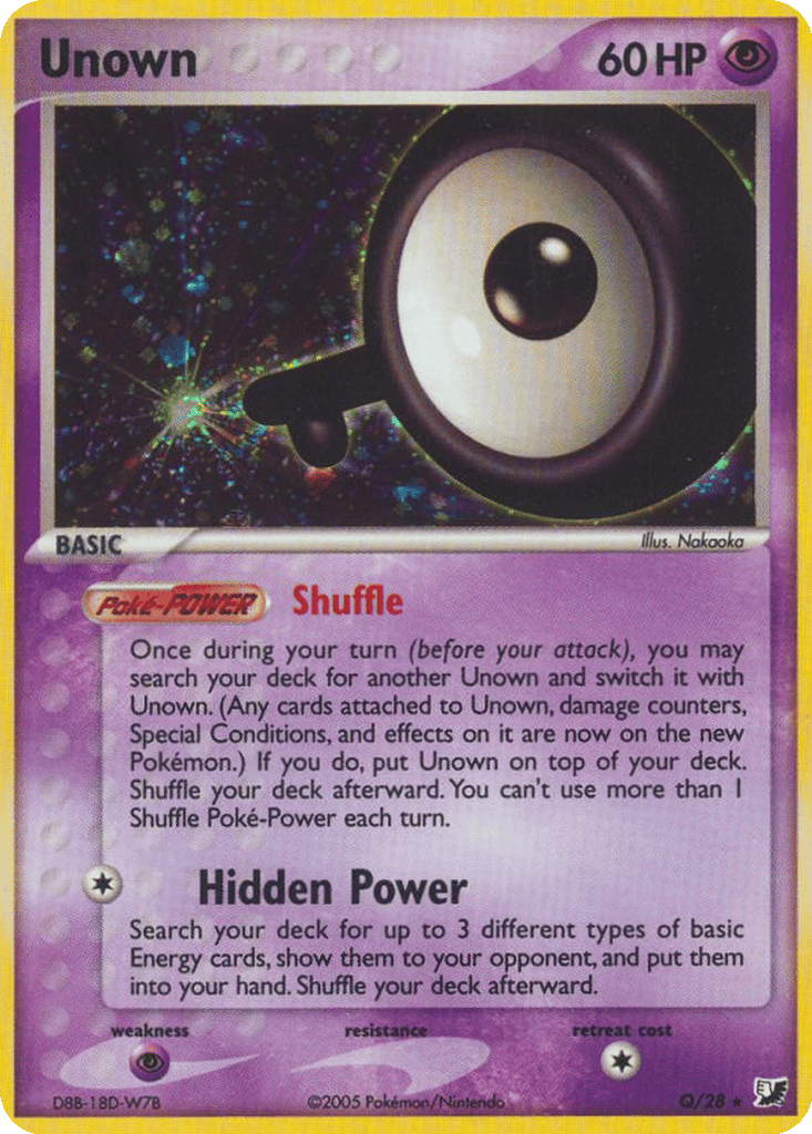 Unown card