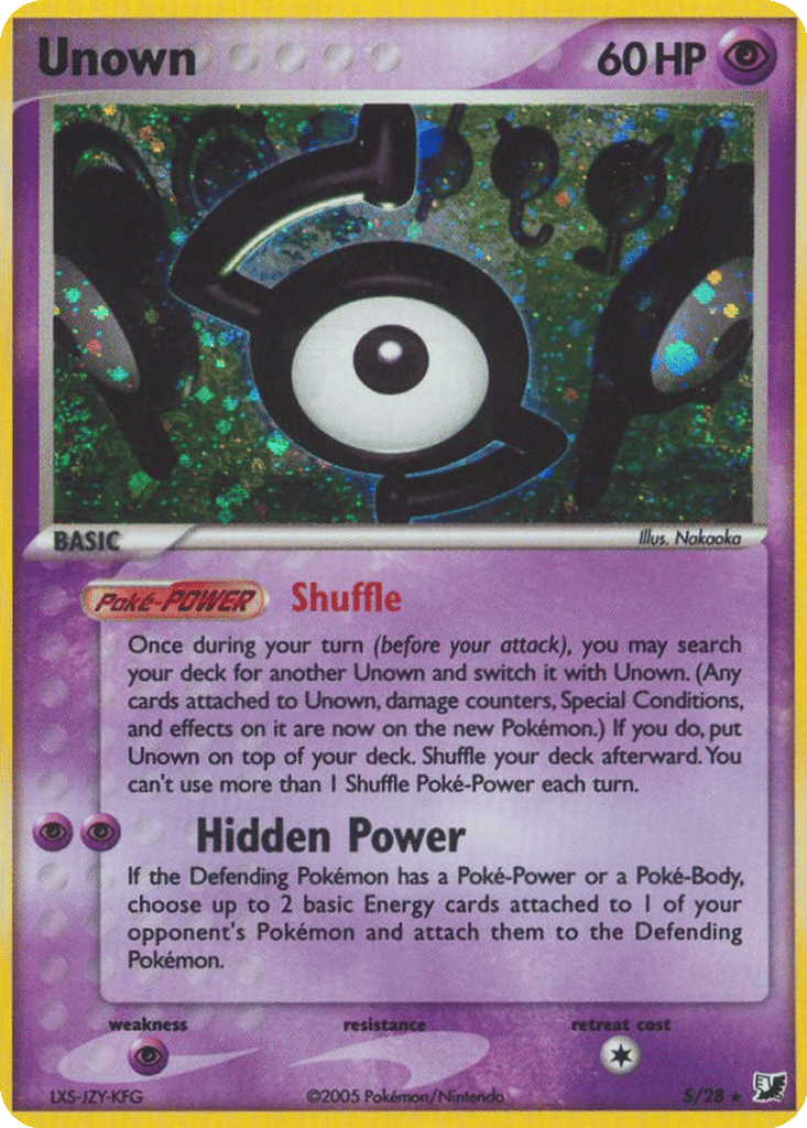 Unown card