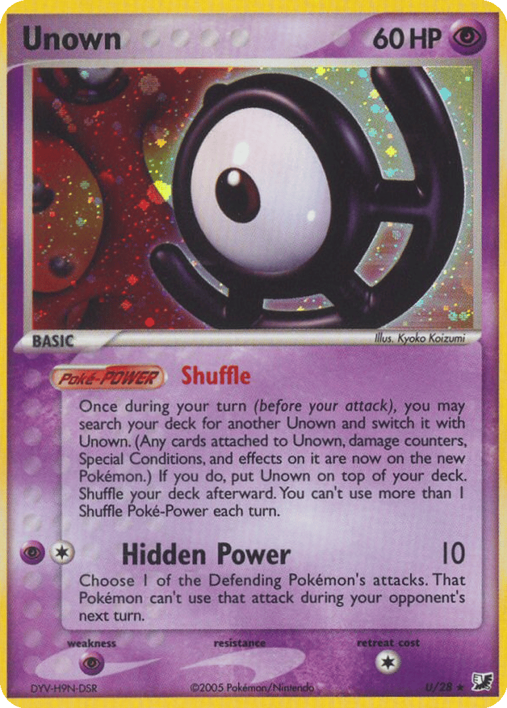 Unown card