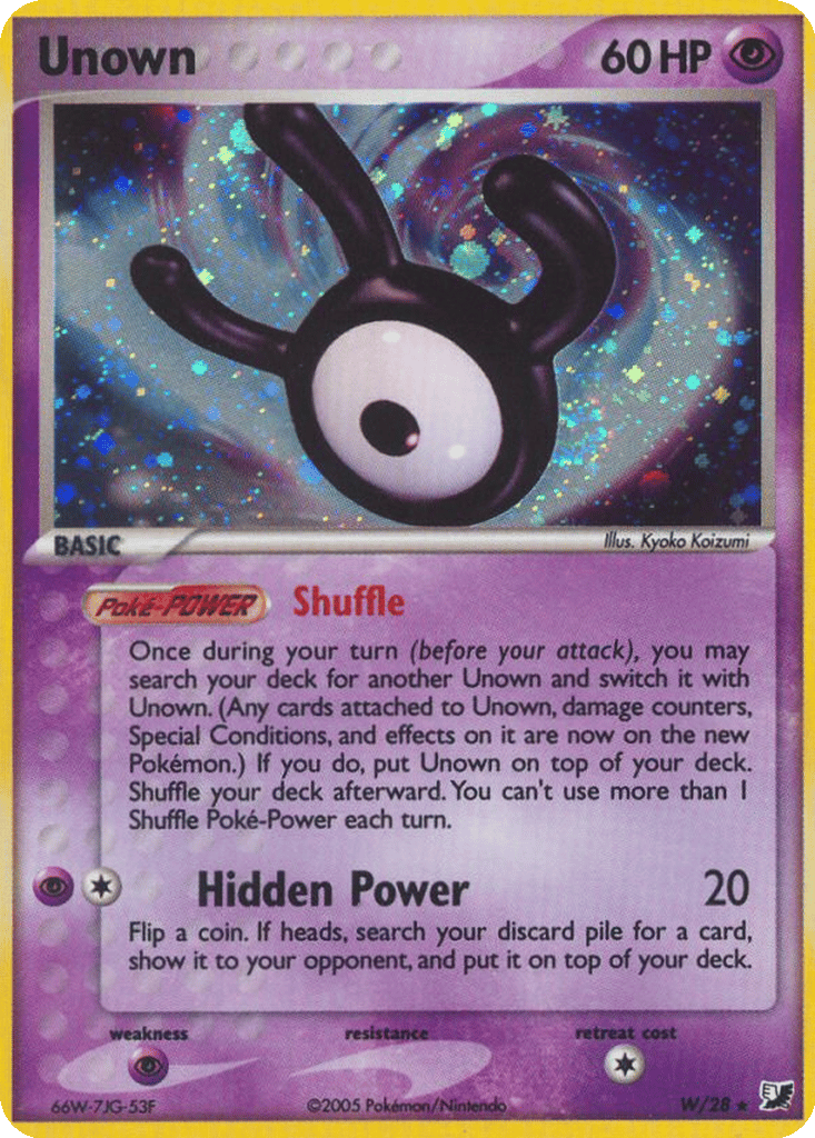 Unown card