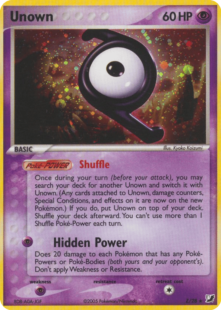 Unown card