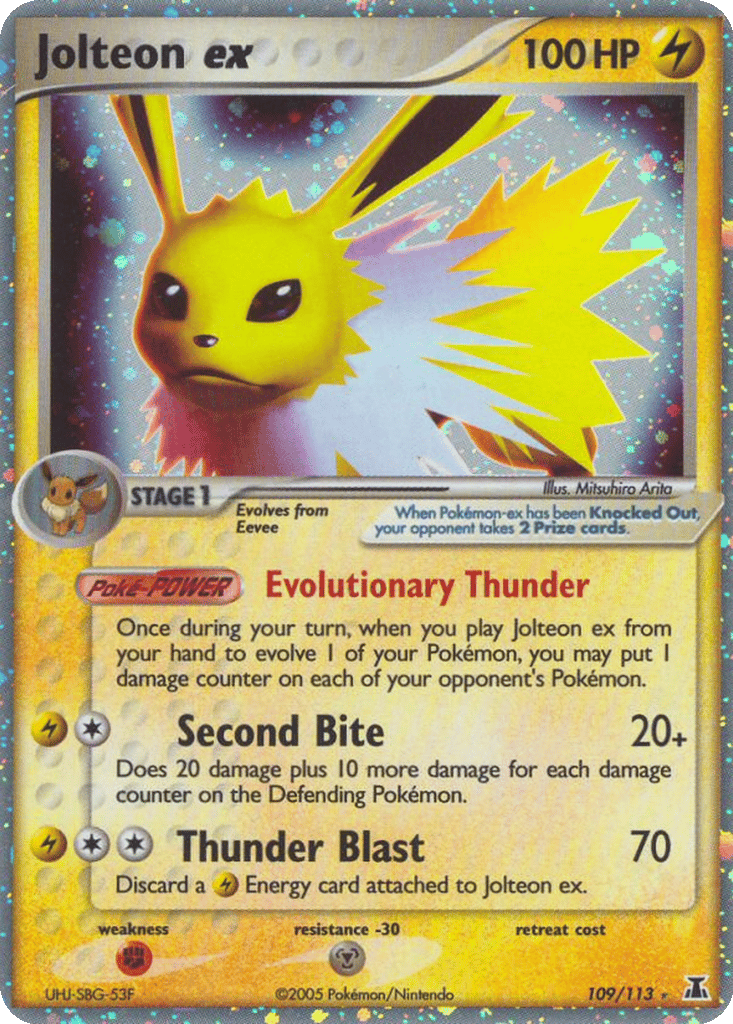 Jolteon ex card