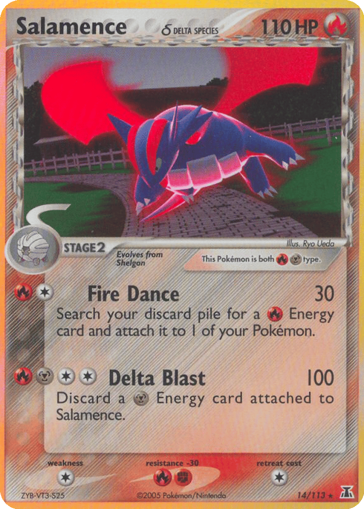 Salamence δ card