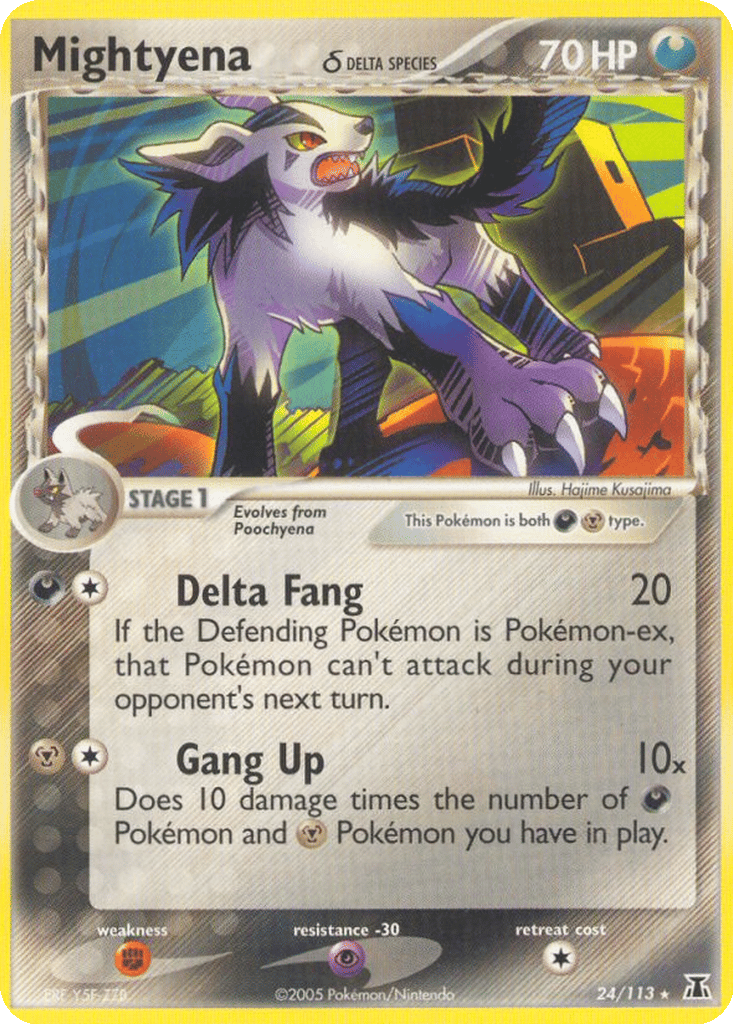 Mightyena δ card