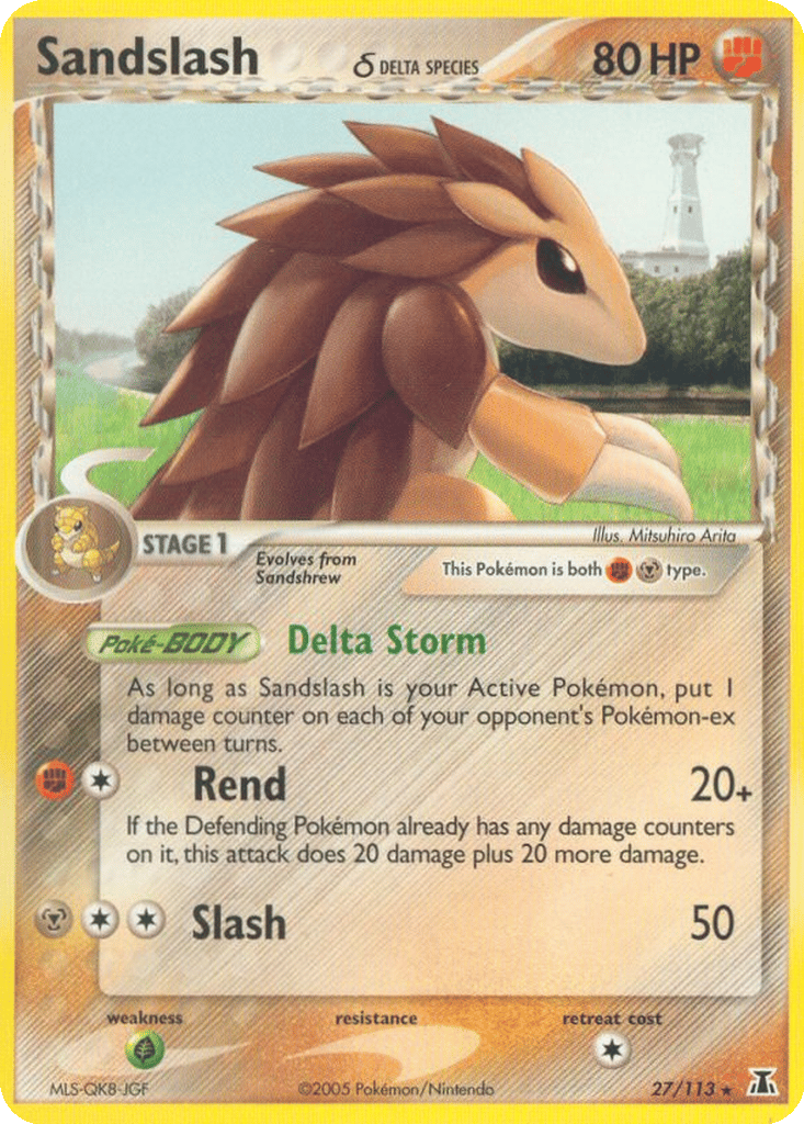 Sandslash δ card