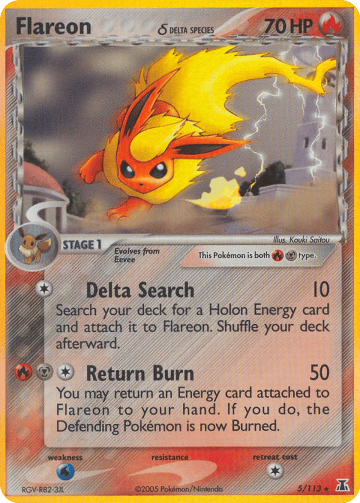 Flareon δ card