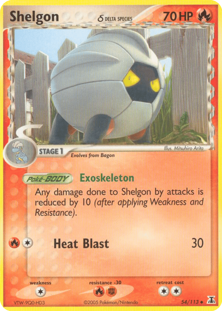 Shelgon δ card