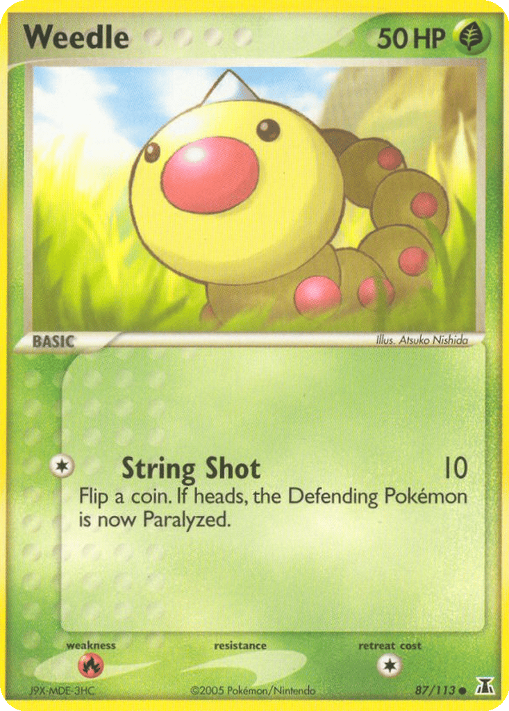 Weedle card