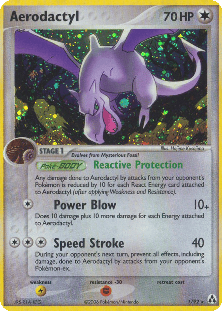 Aerodactyl card
