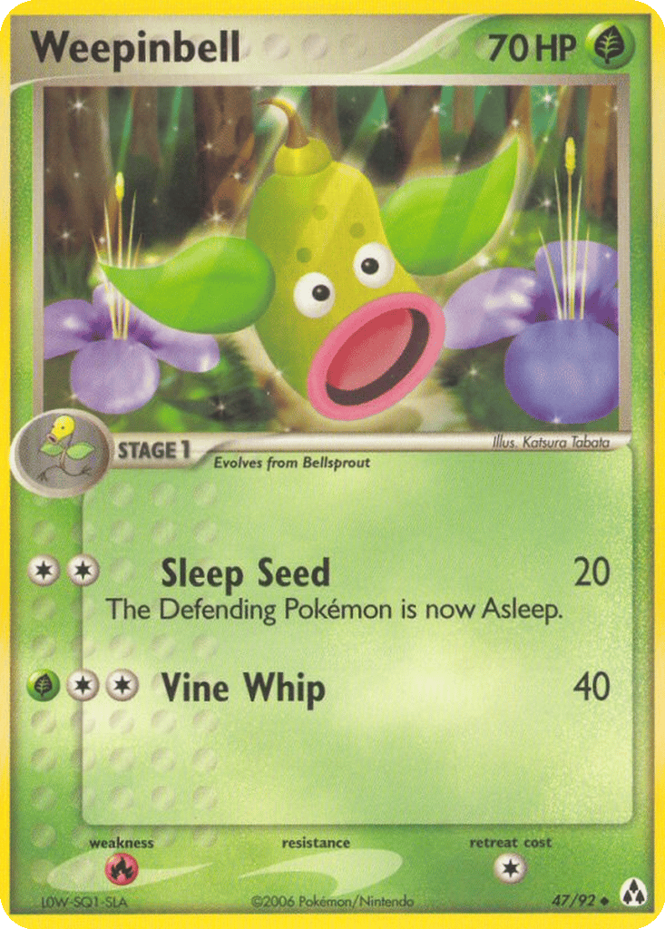 Weepinbell card