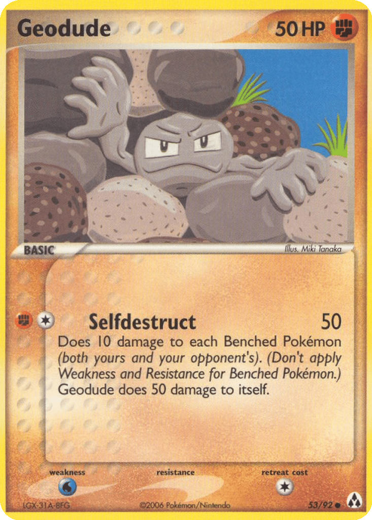 Geodude card