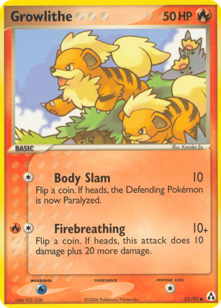 Growlithe card