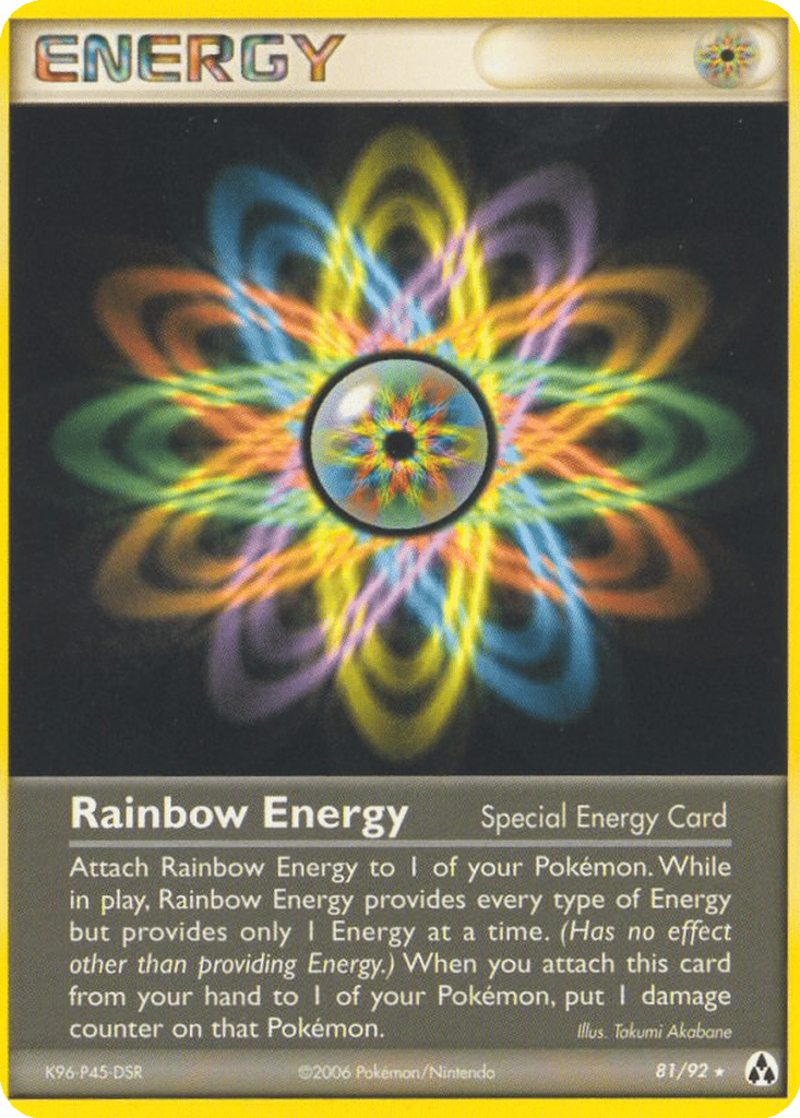 Rainbow Energy card