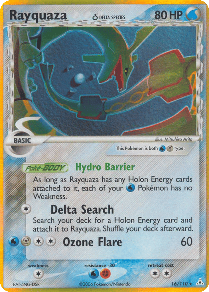 Rayquaza δ card
