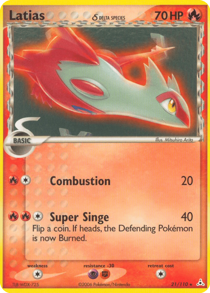 Latias δ card