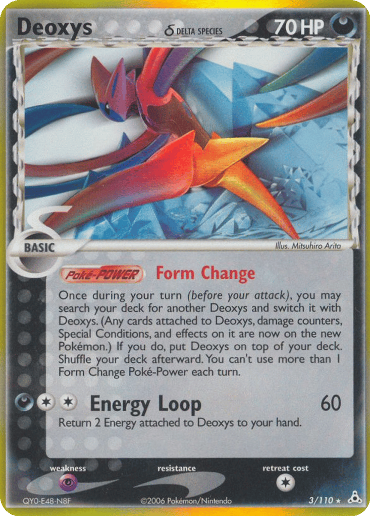 Deoxys δ card