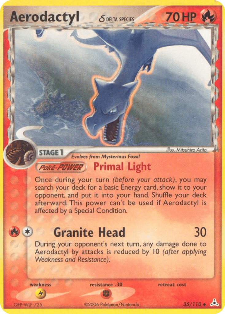 Aerodactyl δ card
