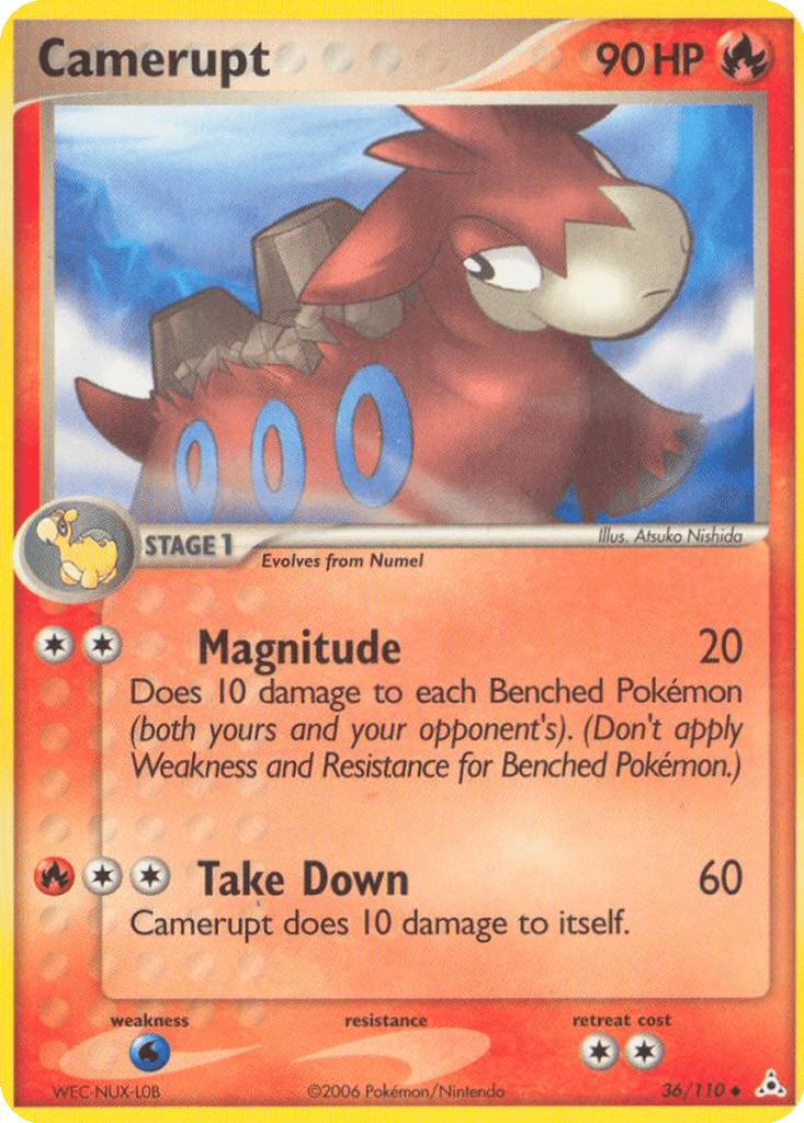 Camerupt card