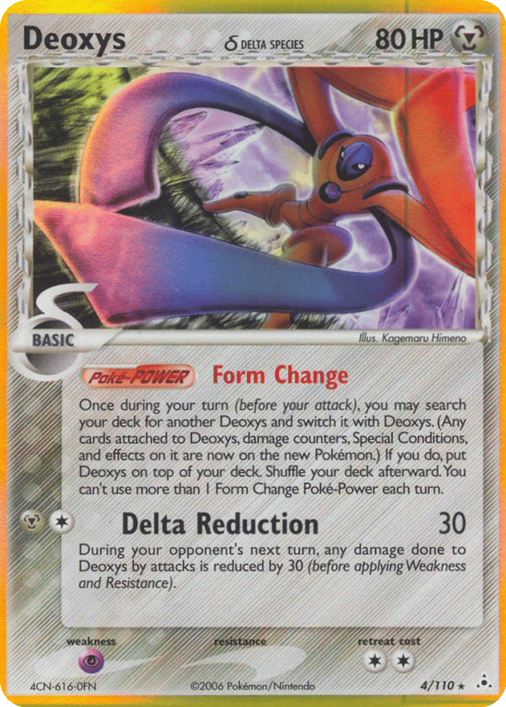 Deoxys δ card
