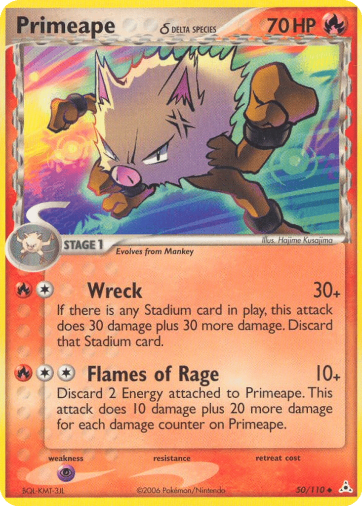 Primeape δ card