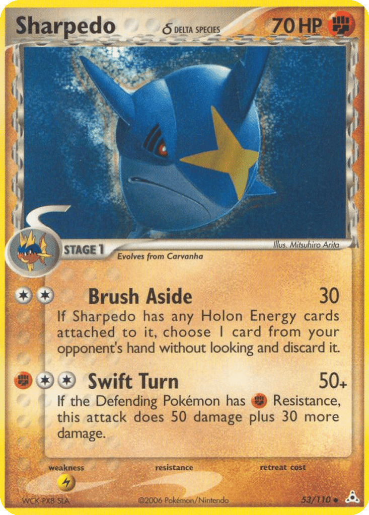Sharpedo δ card