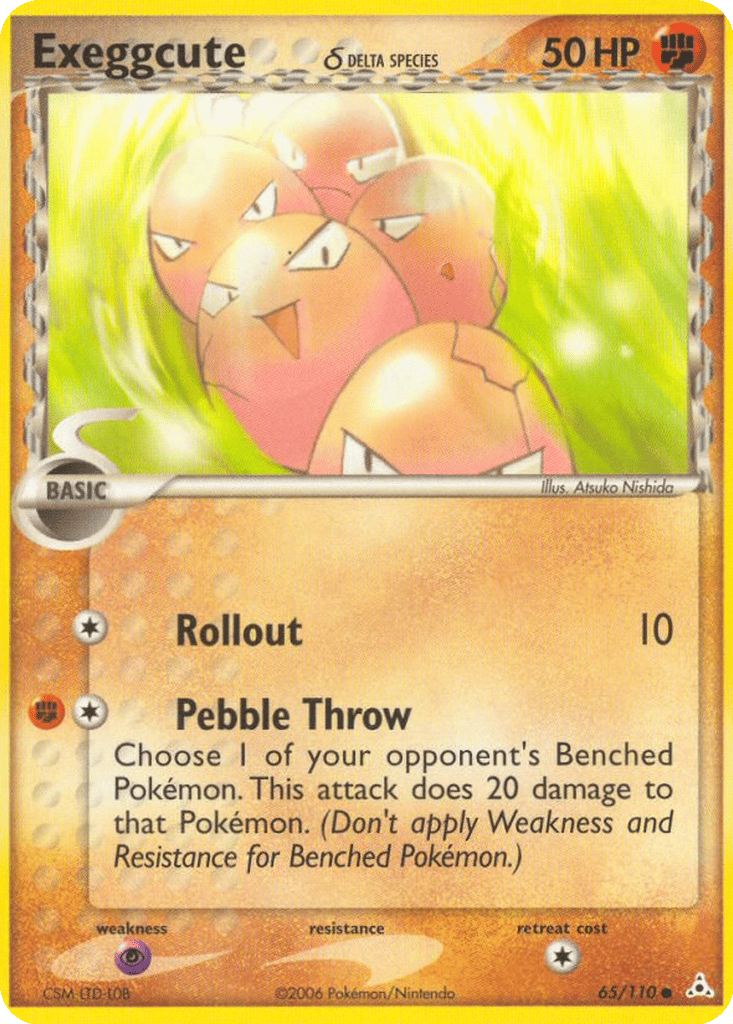 Exeggcute δ card