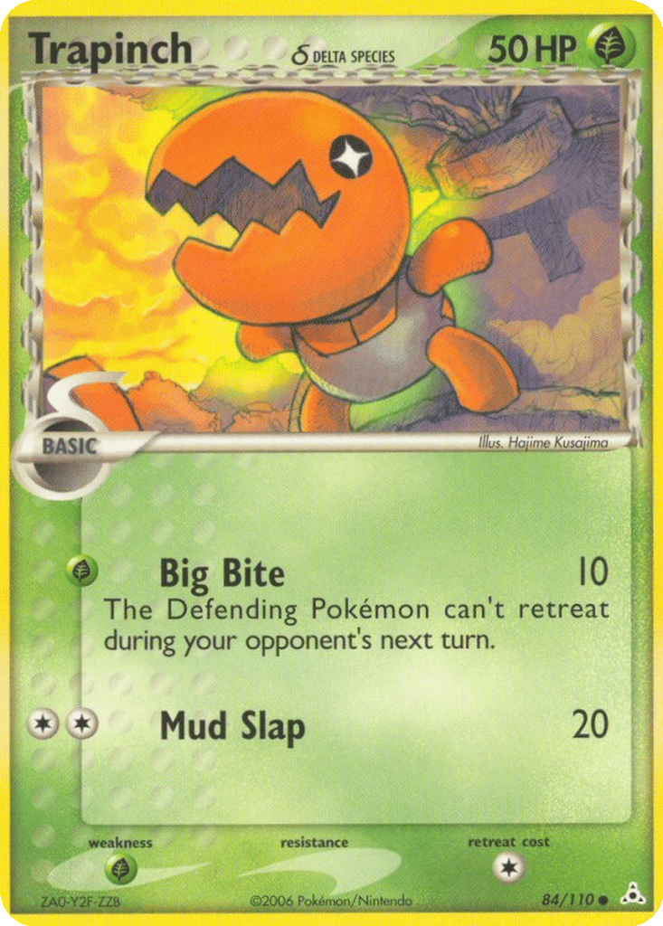 Trapinch δ card