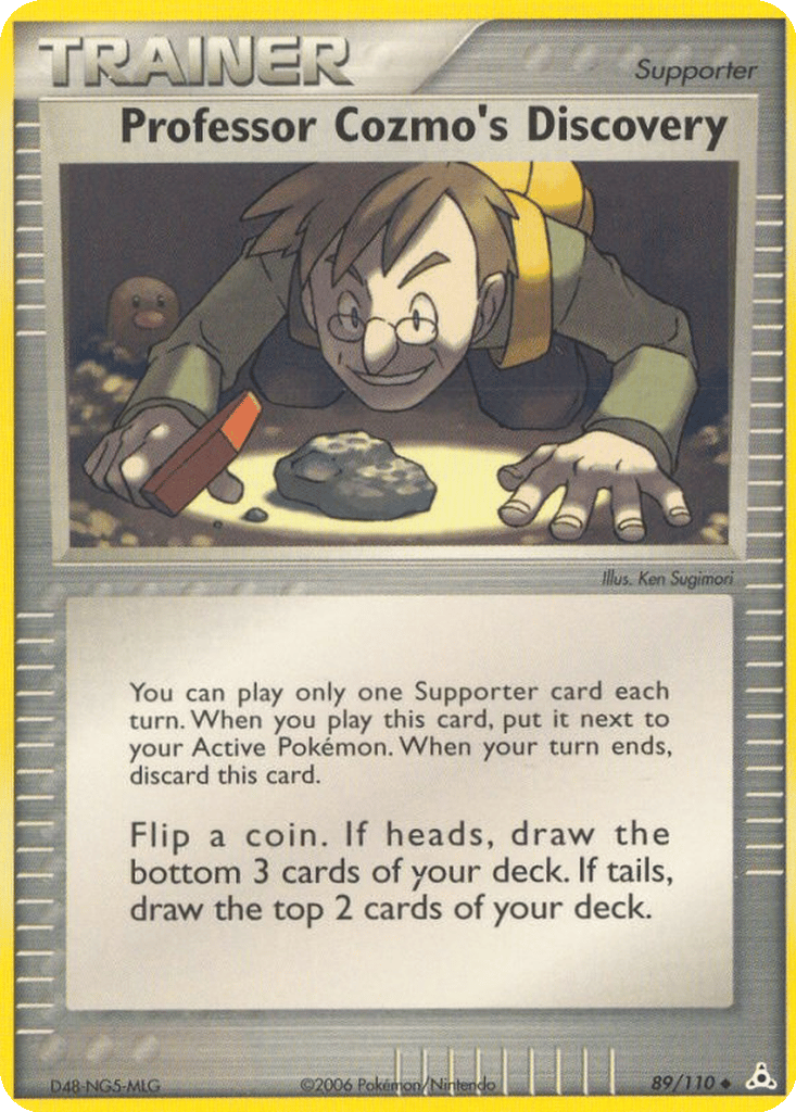 Professor Cozmo's Discovery card