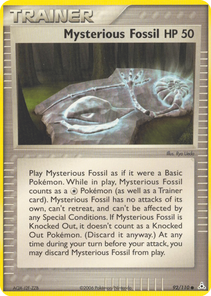 Mysterious Fossil card