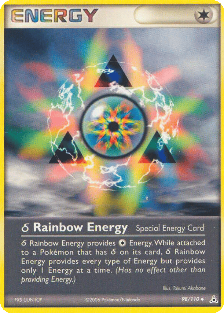 δ Rainbow Energy card