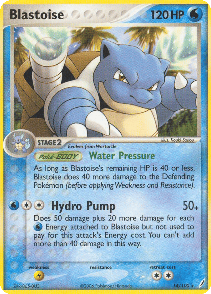 Blastoise card